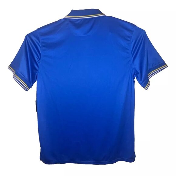 Mens LA Rams Polo Shirt Blue Embroidered Shirt NFL Los Angeles Jersey - Picture 4 of 10